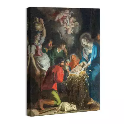 Obraz na płótnie Narodziny Jezusa w stajence