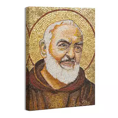 Obraz na płótnie Mozaika św. Ojca Pio