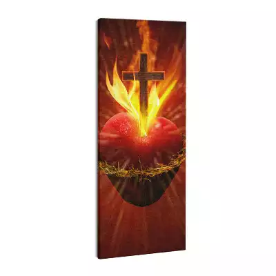 Obraz drukowany na płótnie Najświętsze Serce Jezusa