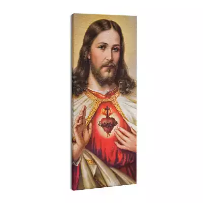 Obraz drukowany na płótnie Katolicki Serce Chrystusa