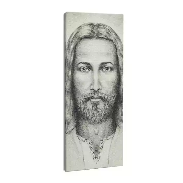Obraz drukowany na płótnie Szkic Portret Jezusa Chrystusa