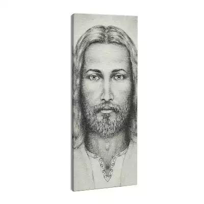 Obraz drukowany na płótnie Szkic Portret Jezusa Chrystusa
