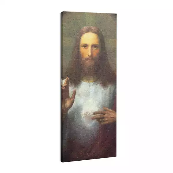 Obraz drukowany na płótnie Serce Jezusa Zbawiciela