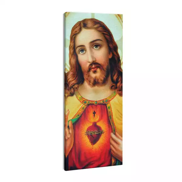 Obraz drukowany na płótnie Serce Miłosierdzie Jezusa