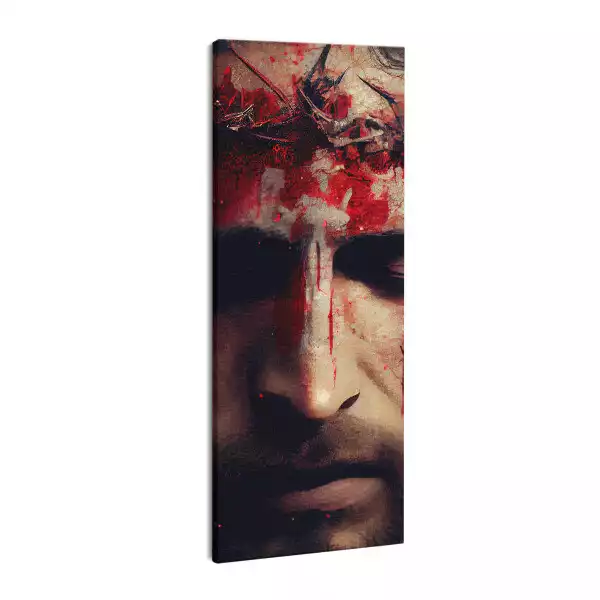 Obraz drukowany na płótnie Jezus Cierpiący w Koronie