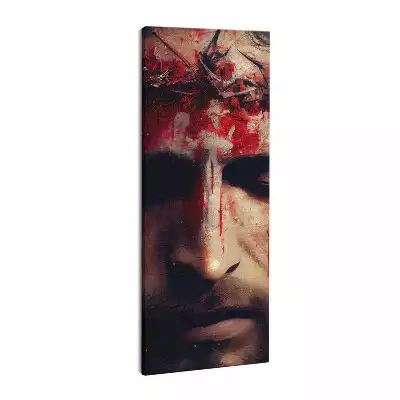 Obraz drukowany na płótnie Jezus Cierpiący w Koronie