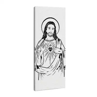 Obraz drukowany na płótnie Ilustracja Pan Jezus