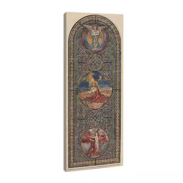 Obraz drukowany na płótnie Witraż Pan Jezus