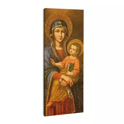 Obraz drukowany na płótnie Matka Boska z dzieciątkiem Jezus