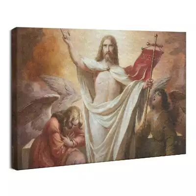 Obraz drukowany na płótnie Wzmartwychwstanie Jezusa Chrystusa