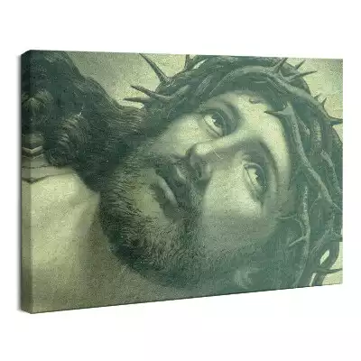 Obraz drukowany na płótnie Jezus w Koronie cierniowej