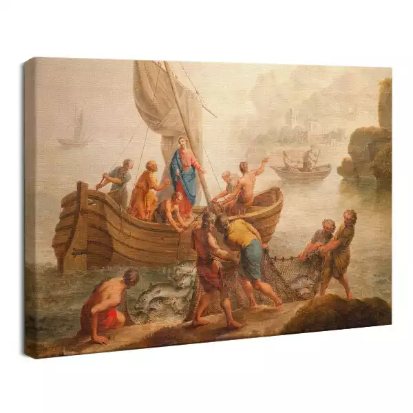 Obraz drukowany na płótnie Jezus Rybacy Apostołowie