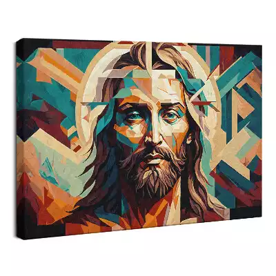 Obraz drukowany na płótnie Jezus Zbawiciel Malowany