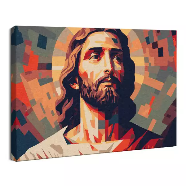 Obraz drukowany na płótnie Jezus w koronie cierniowej