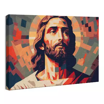 Obraz drukowany na płótnie Jezus w koronie cierniowej