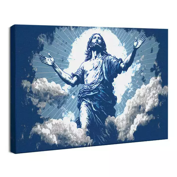 Obraz drukowany na płótnie Wniebowstąpienie Jezusa Religia