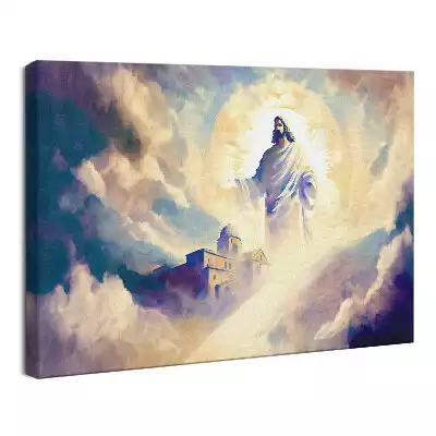 Obraz drukowany na płótnie Jezus opiekun kościoła