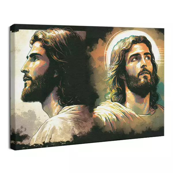 Obraz drukowany na płótnie Portrety Jezusa Chrystusa