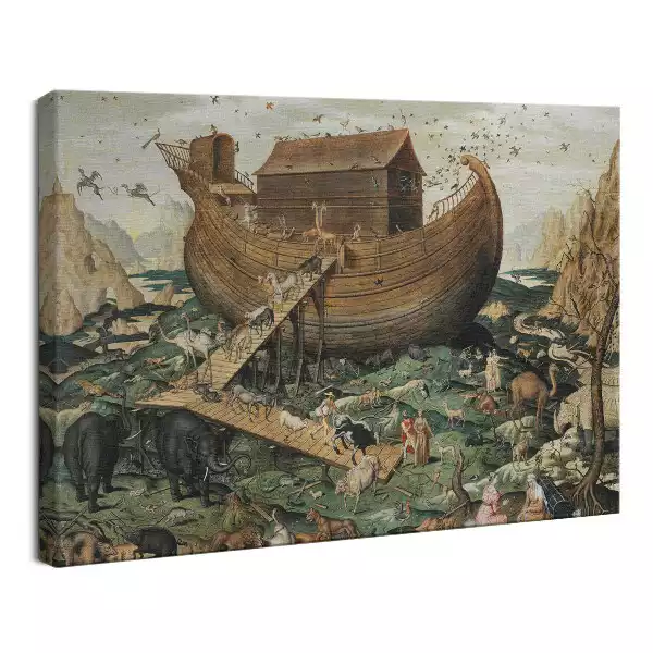 Obraz drukowany na płótnie Arka Noego po Potopie