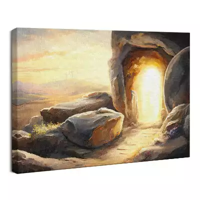 Obraz drukowany na płótnie Zmartwychwstanie Grota