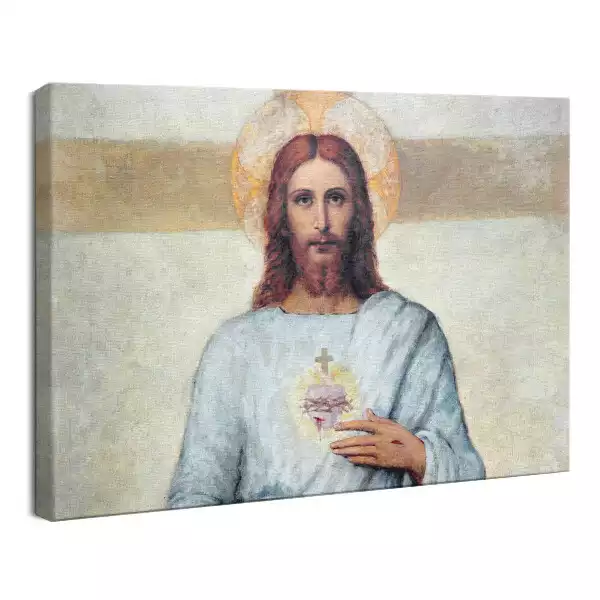 Obraz drukowany na płótnie Serce Jezusa Chrystusa