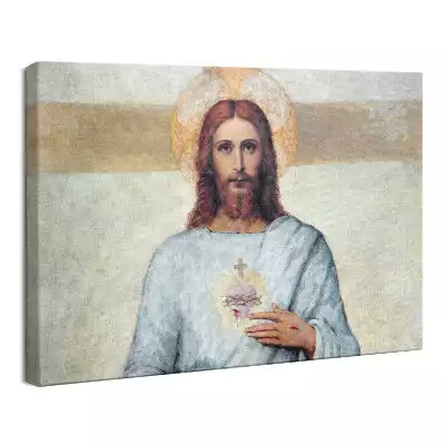 Obraz drukowany na płótnie Serce Jezusa Chrystusa