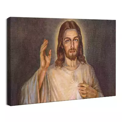 Obraz drukowany na płótnie Miłosierdzie Jezusa Miłosierny