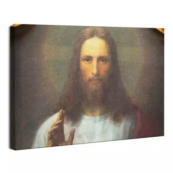 Obraz drukowany na płótnie Serce Jezusa Zbawiciela