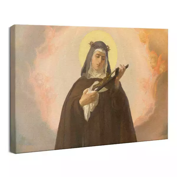 Obraz drukowany na płótnie Święta Teresa z Avili