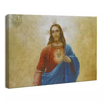 Obraz drukowany na płótnie Najświętsze Serce Jezusa