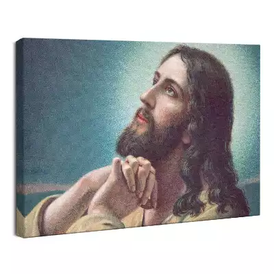 Obraz drukowany na płótnie Jezus modlący się