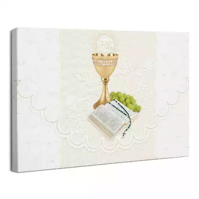 Obraz drukowany na płótnie Pamiątką pierwszej komunii