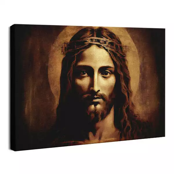 Obraz drukowany na płótnie Portret Jezusa