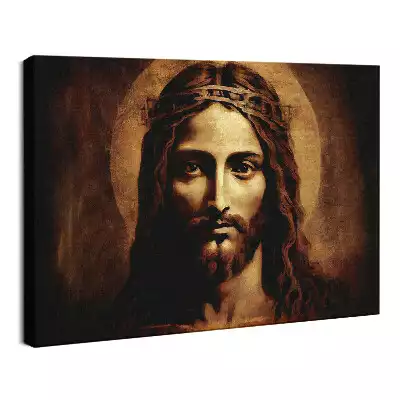 Obraz drukowany na płótnie Portret Jezusa