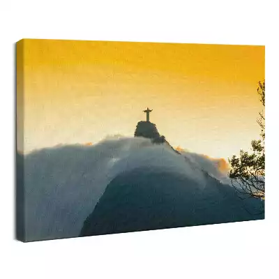Obraz drukowany na płótnie Jezus Rio De Janeiro