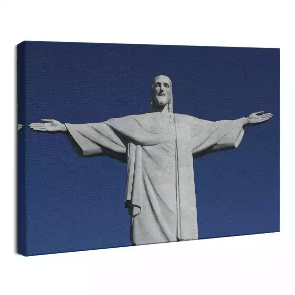 Obraz drukowany na płótnie Jezus w Rio de Janeiro