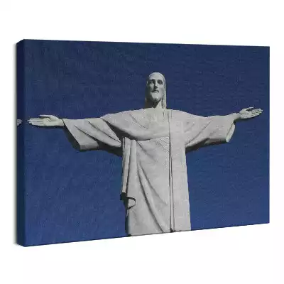 Obraz drukowany na płótnie Jezus w Rio de Janeiro