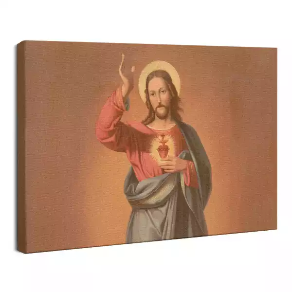 Obraz drukowany na płótnie Jezus w niebie