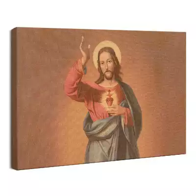 Obraz drukowany na płótnie Jezus w niebie