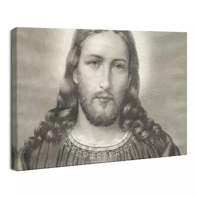 Obraz drukowany na płótnie Portret Serca Jezusa Chrystusa