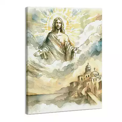 Zdjęcie na płótnie Jezus Mesjasz w Niebie