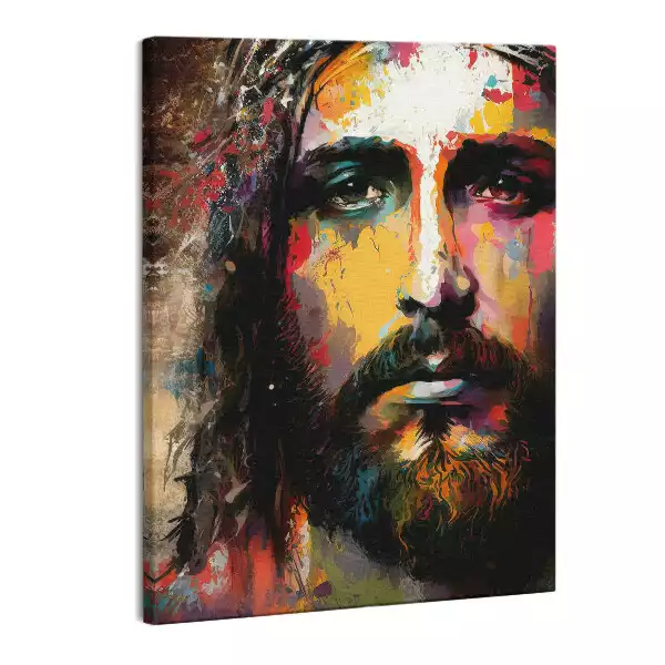 Zdjęcie na płótnie Portret Twarz Jezusa