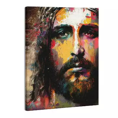 Zdjęcie na płótnie Portret Twarz Jezusa