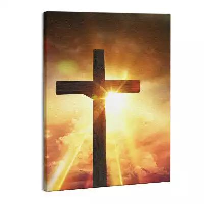 Zdjęcie na płótnie Krzyż Światło Błogosławieństwa