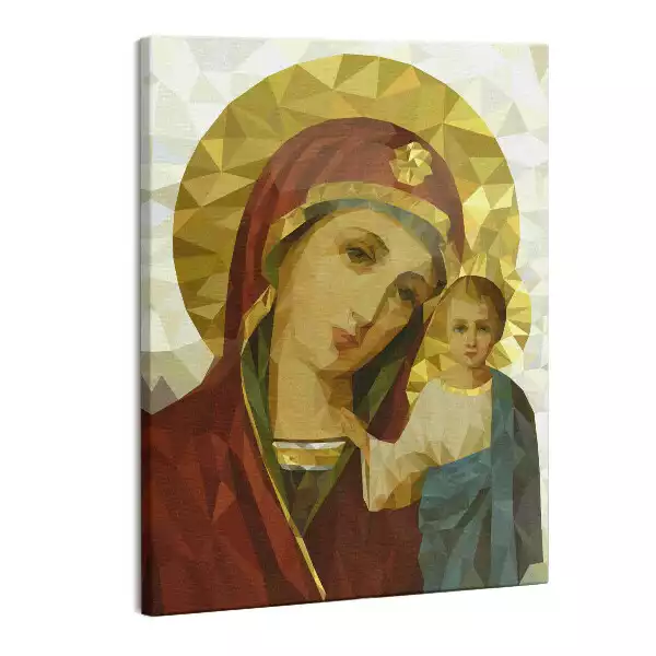 Zdjęcie na płótnie Ikona Matki Bożej z Dzieciątkiem
