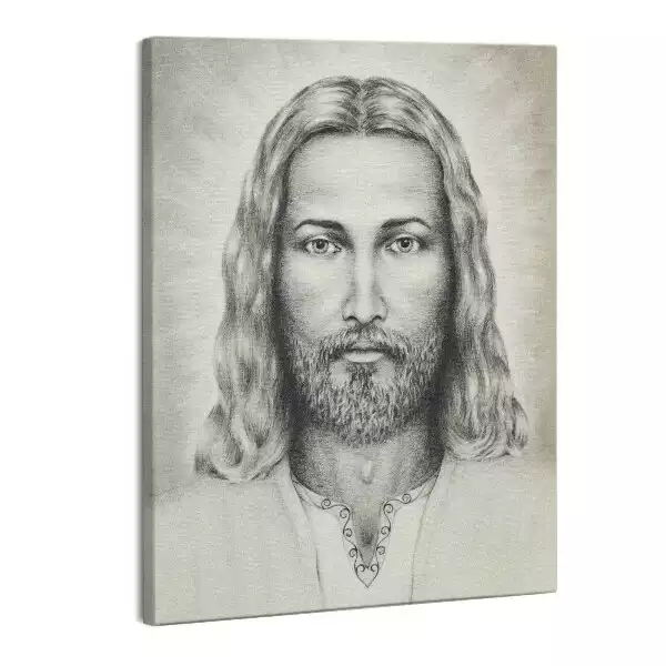 Zdjęcie na płótnie Szkic Portret Jezusa Chrystusa