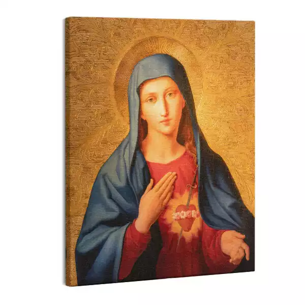Zdjęcie na płótnie Serce Maryja Maryi Dziewicy