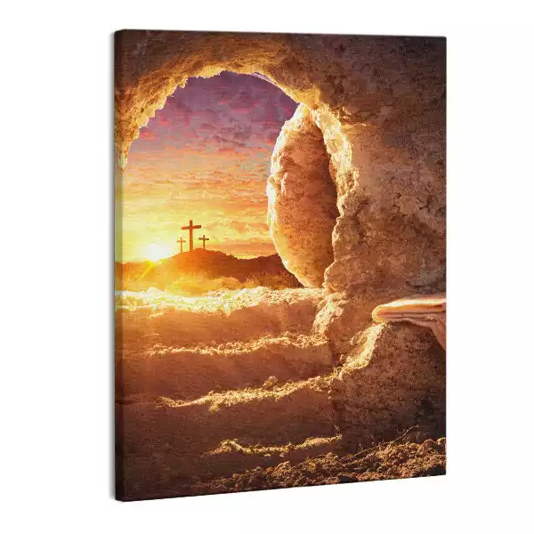 Zdjęcie na płótnie Grota Krzyż Odkupienie Bóg