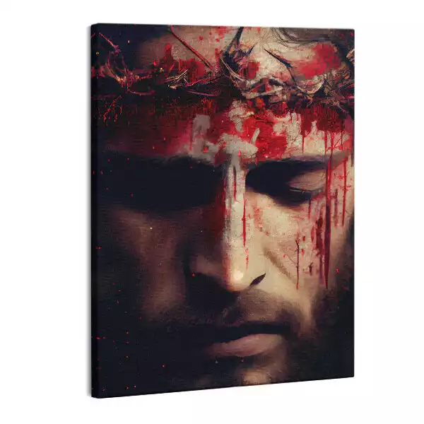 Zdjęcie na płótnie Jezus Cierpiący w Koronie