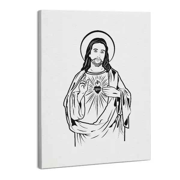 Zdjęcie na płótnie Ilustracja Pan Jezus